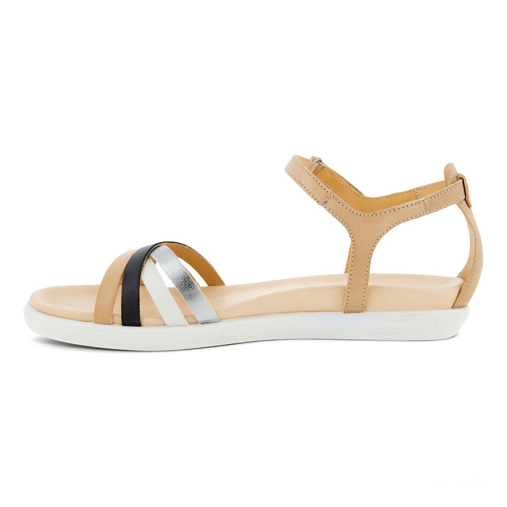 Sandalias Mujer - ECCO Simpil Flat Criss-Cross - Kaki - QIW163487